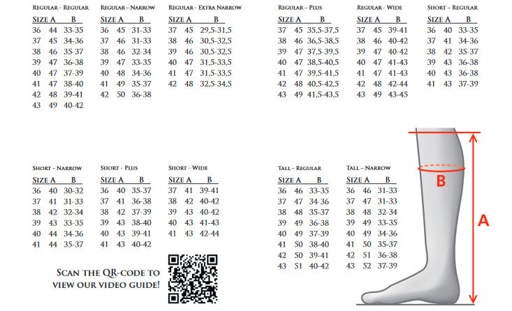 MOUNTAIN HORSE SOVEREIGN BOOT 24  Size Chart